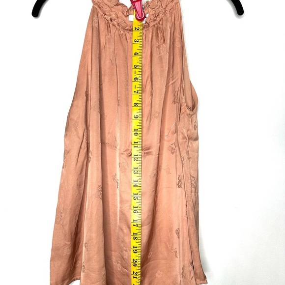 Woman’s Joie Golden Brown Trapeze Tank Top Halter New M Blouse - Picture 8 of 8